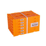 Aykasa Minibox Foldable Crate - Neon Orange - 6 PIECES BUNDLE