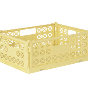 Gergerland Superior Collapsible Crate - Size 2 - Lemon Nemesia - 6 pieces Bundle