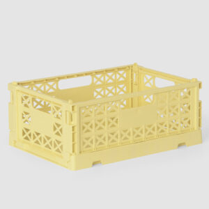 Gergerland Superior Collapsible Crate - Size 1 - Lemon Nemesia - 6 pieces Bundle
