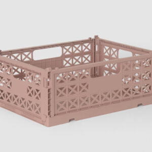 Gergerland Superior Collapsible Crate - Size 2 - Warm Blush - 6 pieces Bundle