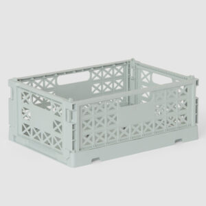Gergerland Superior Collapsible Crate - Size 1 - Vintage Green - 6 pieces Bundle