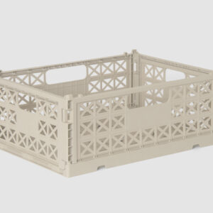 Gergerland Superior Collapsible Crate - Size 2 - Sand - 6 pieces Bundle