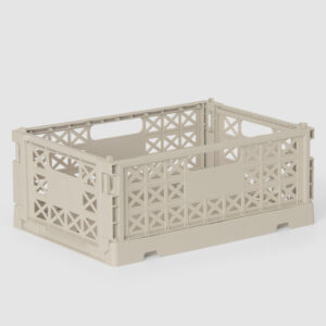 Gergerland Superior Collapsible Crate - Size 1 - Sand - 6 pieces Bundle