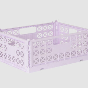 Gergerland Superior Collapsible Crate - Size 2 - Orchid - 6 pieces Bundle