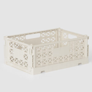 Gergerland Superior Collapsible Crate - Size 1 - Coconut Milk - 6 pieces Bundle