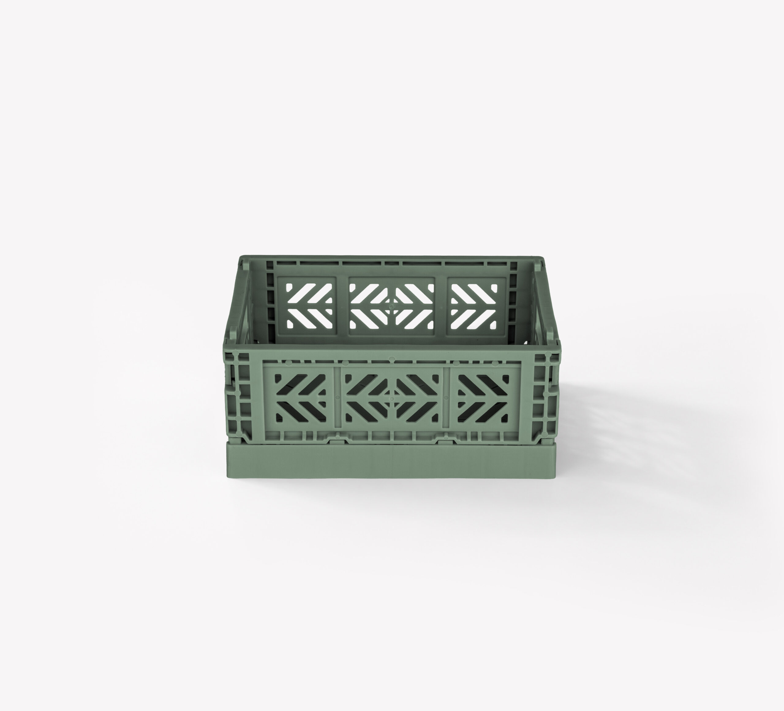 Aykasa Microbox Foldable Crate - Almond Green - 18 PIECES CARTON
