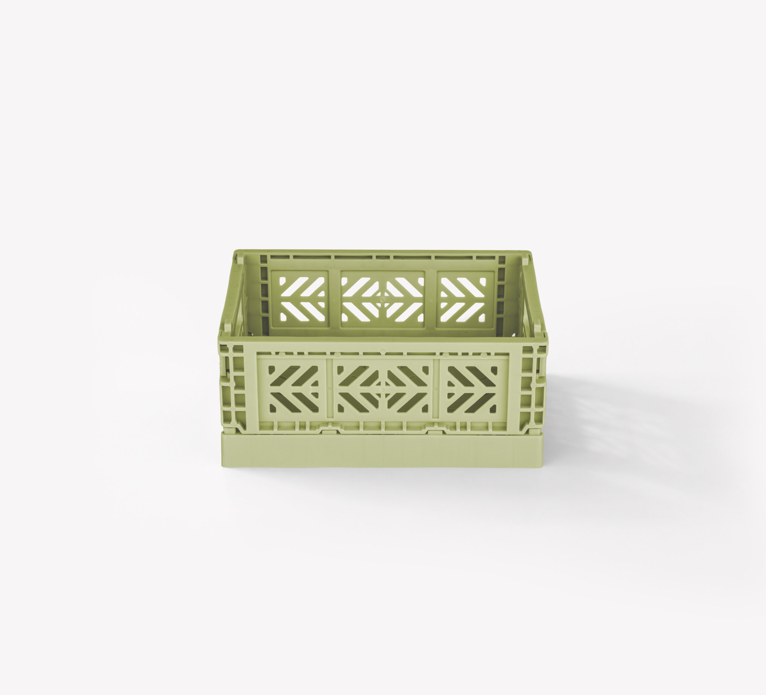 Aykasa Microbox Foldable Crate - Lime Cream - 18 PIECES CARTON