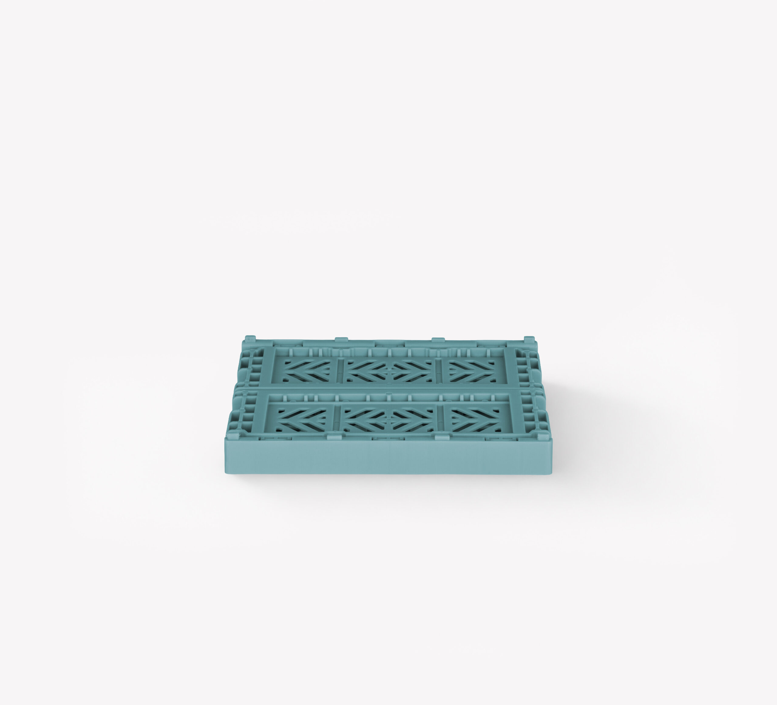 Aykasa Microbox Foldable Crate - Teal - 18 PIECES CARTON - Image 2