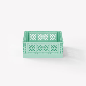 Aykasa Microbox Foldable Crate - Warm Mint - 18 PIECES CARTON